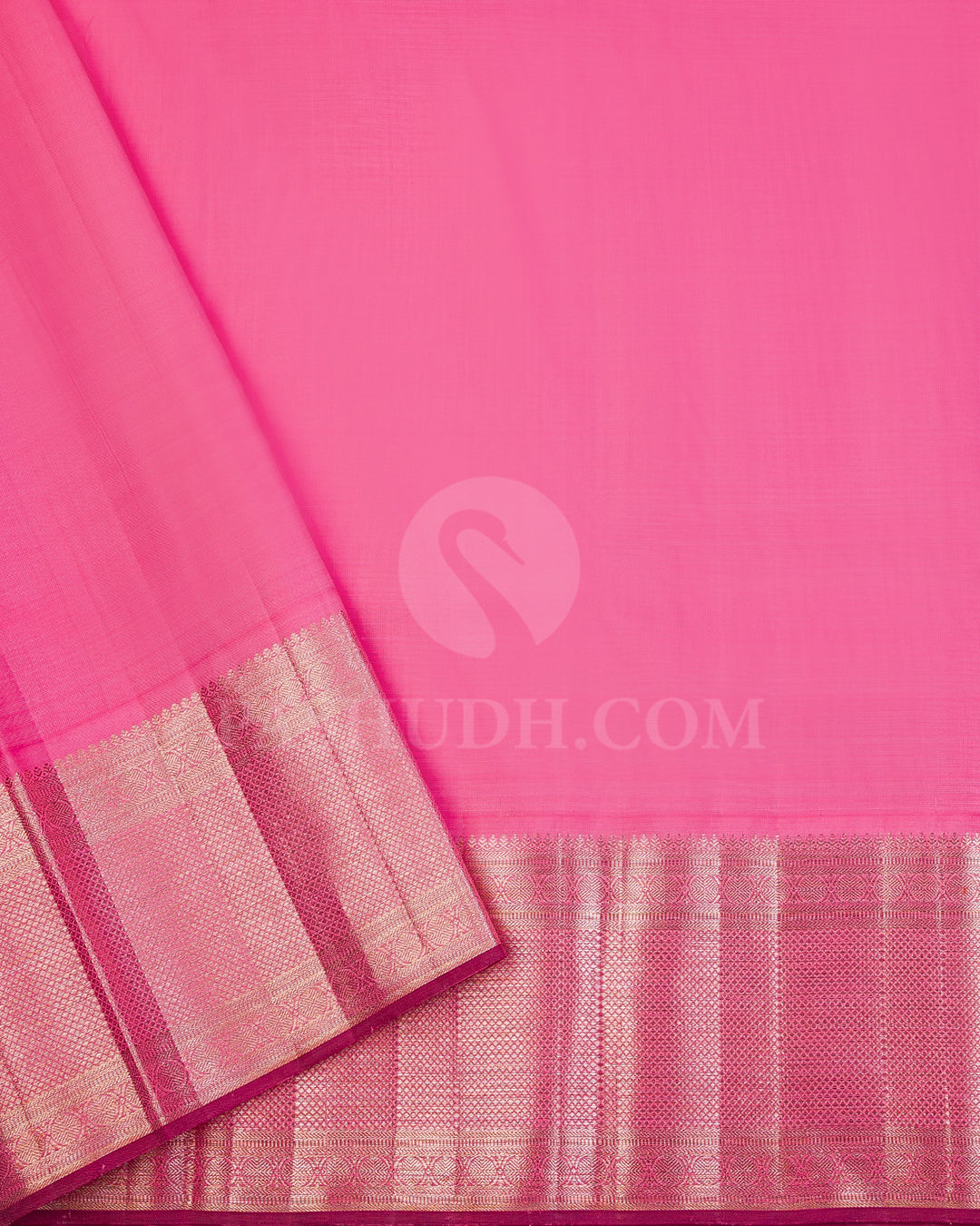 Lavender and Baby Pink Kanjivaram Silk Saree - S951