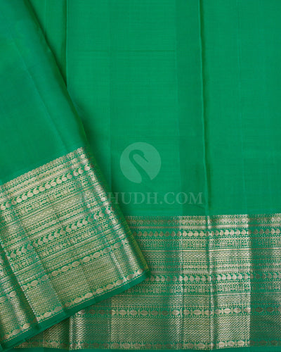 Royal Blue Kanjivaram Silk Saree - DJ296(B) - View 2