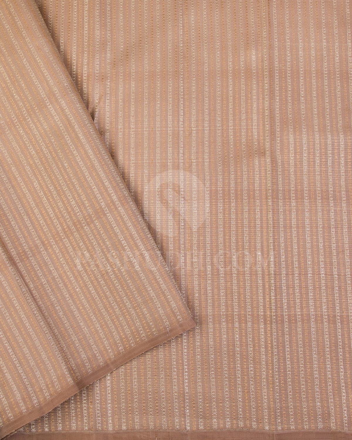 Rani Pink And Beige Kanjivaram Silk Saree - S1165(A) - View 3