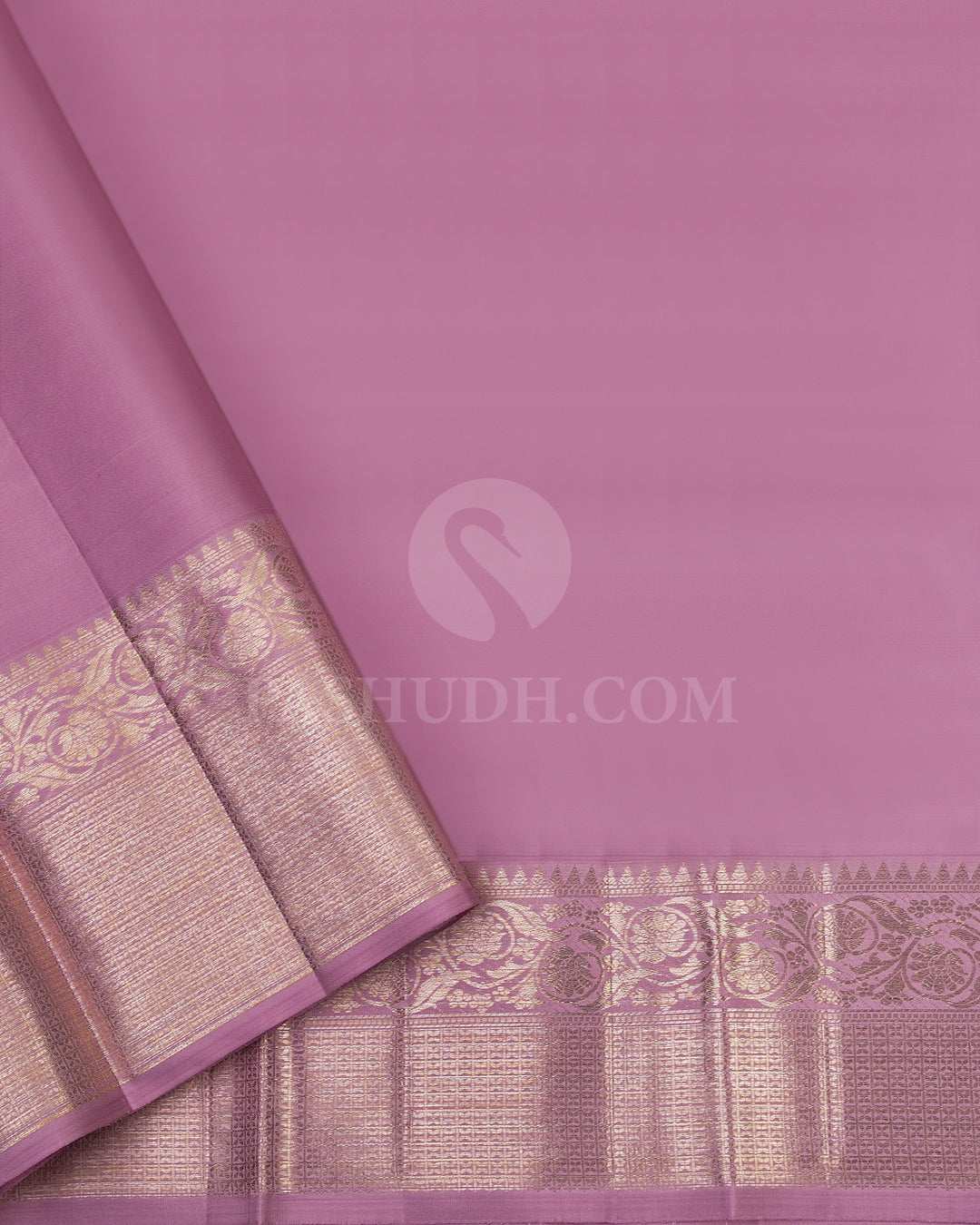 Grape Purple Kanjivaram Silk Saree - DJ190 - View 3