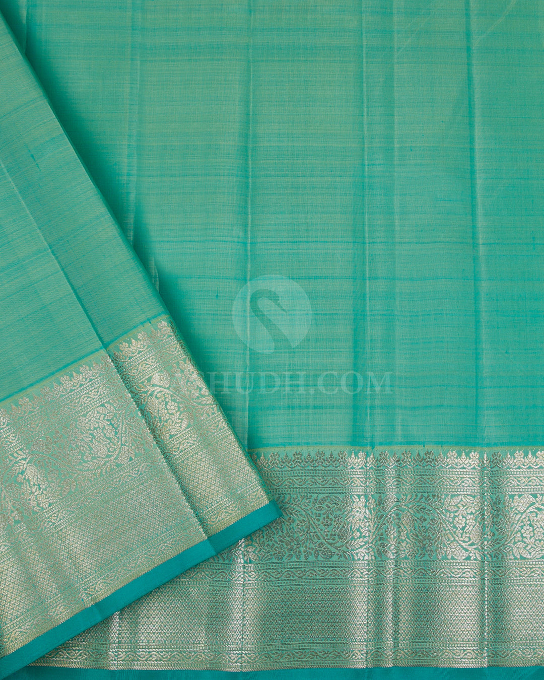 Rose Pink And Green Kanjivaram Silk Saree - S1159(A) - View 3
