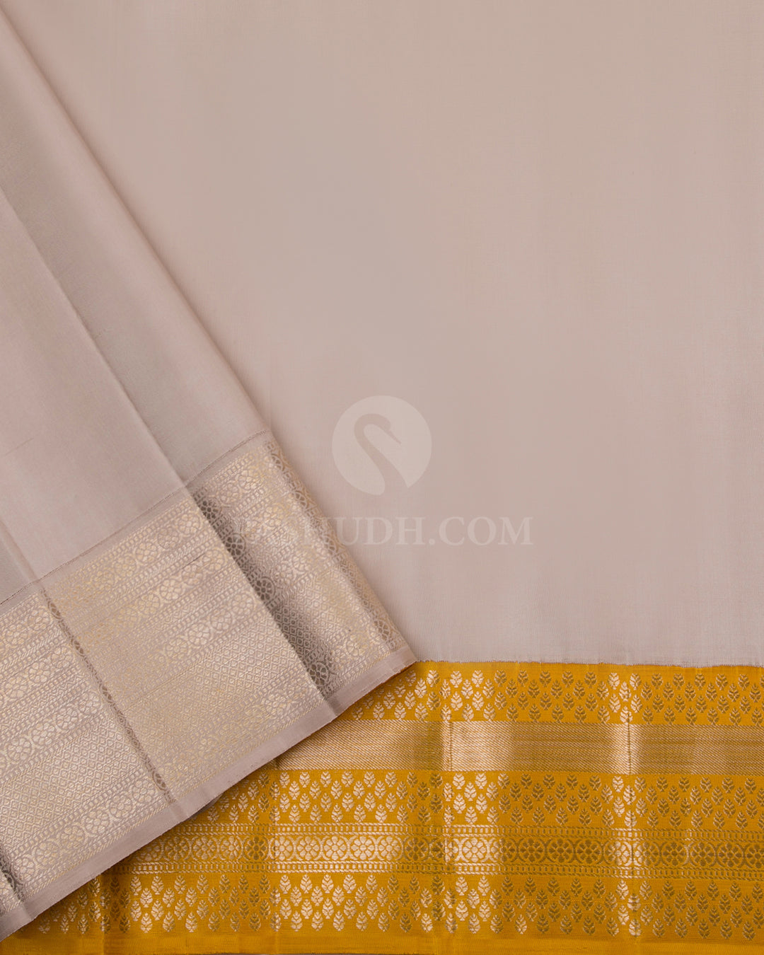 Red and Grey Ganga Jamuna Zari Kanjivaram Silk Saree  - S799 - View 4