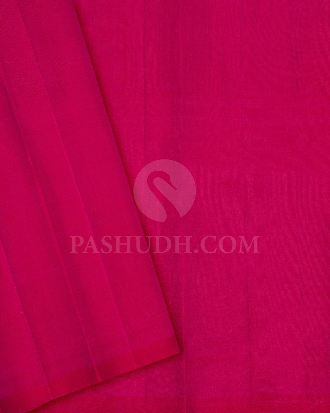 Dark Purple With Rani Pink Kanjivaram Silk Saree-DA4