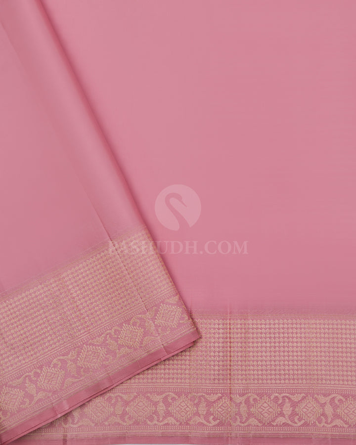 Dark Purple Kanjivaram Silk Saree - DJ216 - View 3