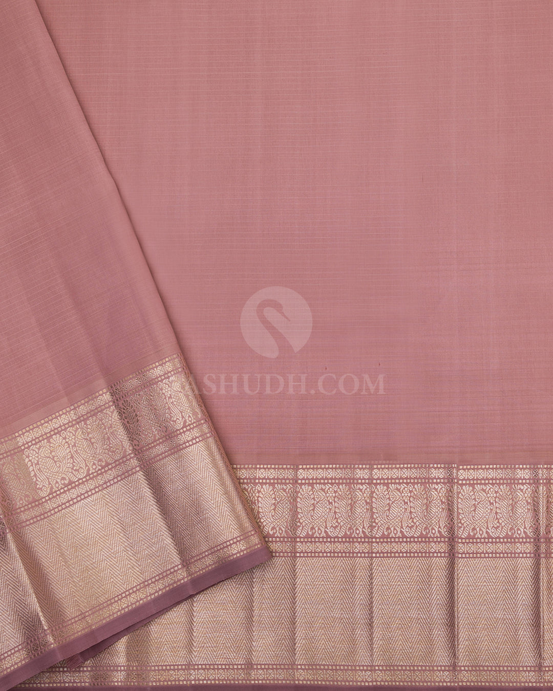 Black & Peach Kanjivaram Silk Saree - S761- View 4
