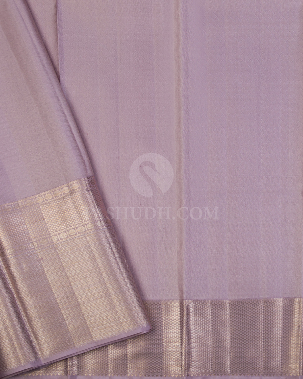Lavender Kanjivaram Silk Saree - D501(B) - View 2
