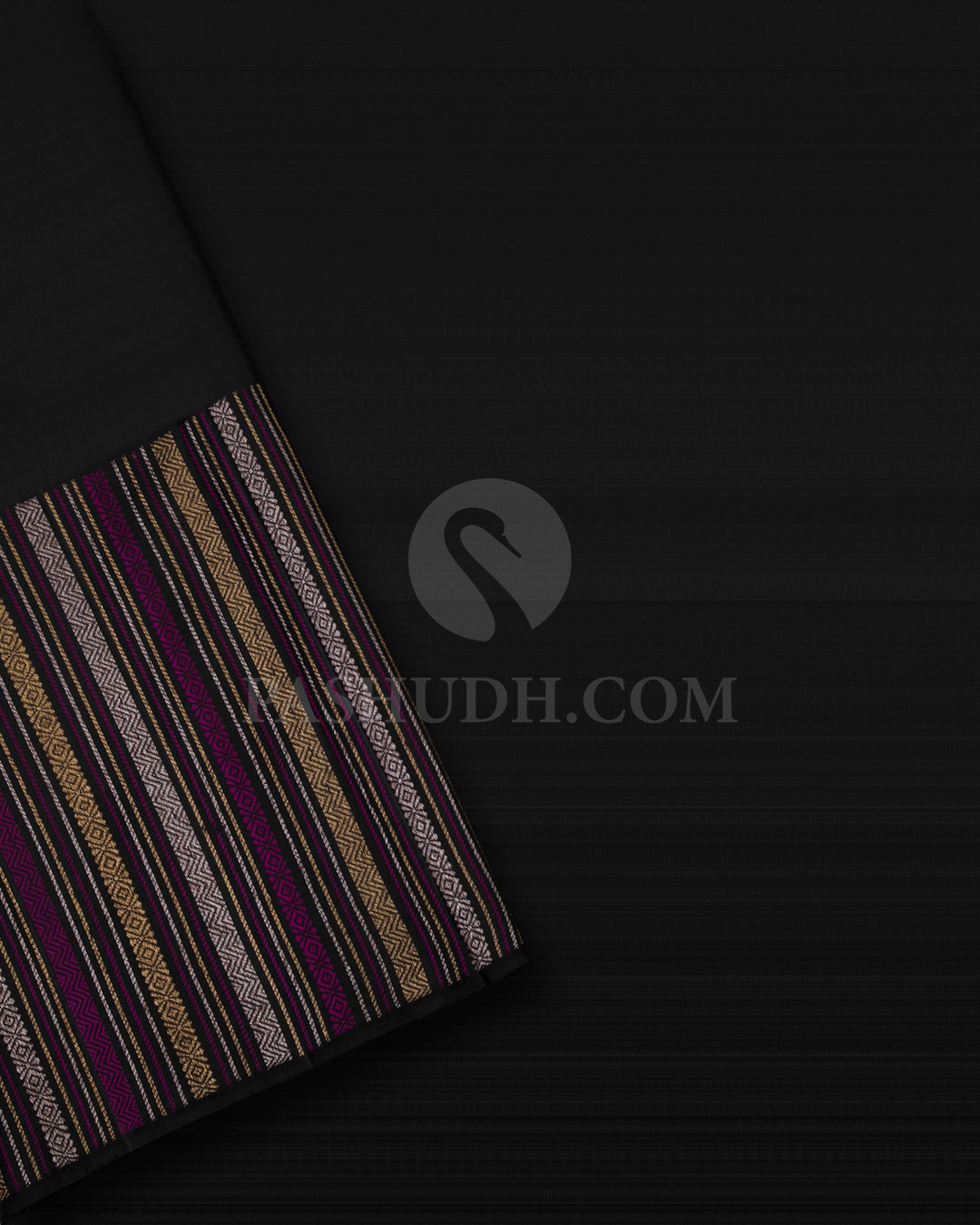 Grey Kanjivaram Silk Saree - S722 -View 4