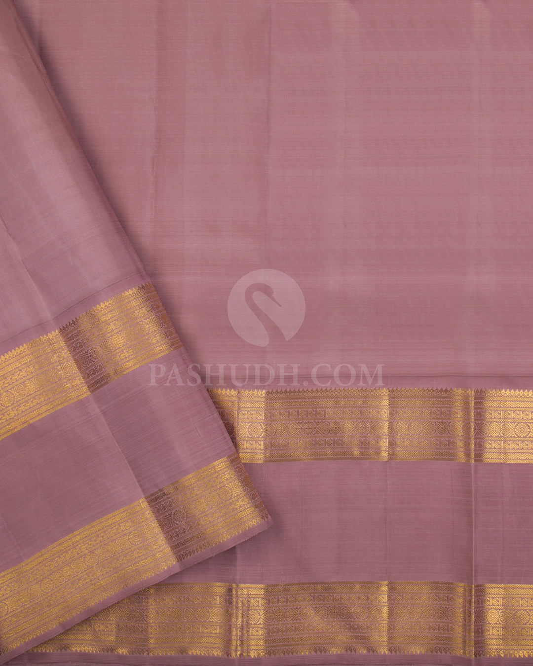 Wine Red & Old Rose Kanjivaram Silk Saree - D4 - View 2