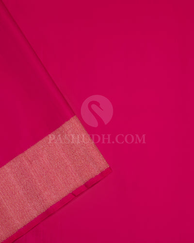 Anandha Blue and Pink Pure Zari Kanjivaram Silk Saree - S707 - View 4