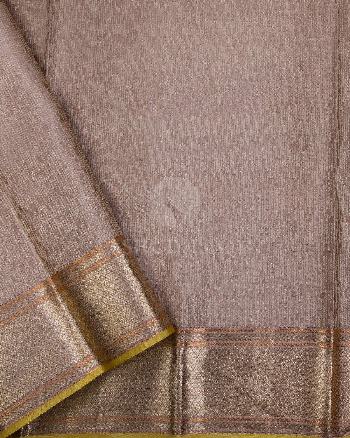 Thistle Lavender Kanjivaram Silk Saree - DT247(B) - View 2