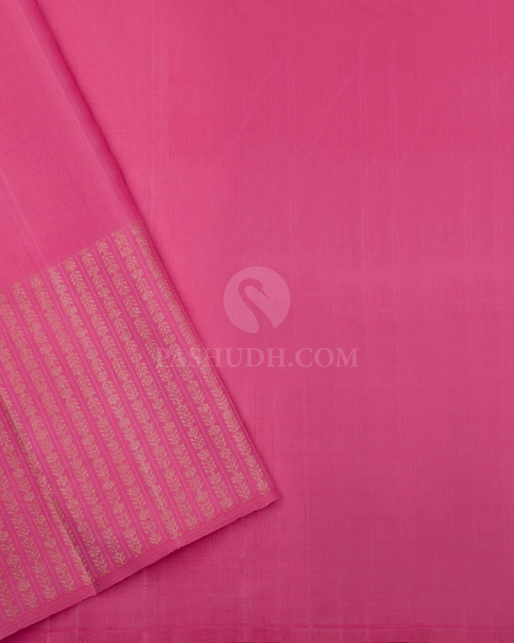 Grey Kanjivaram Silk Saree - S768- View 4