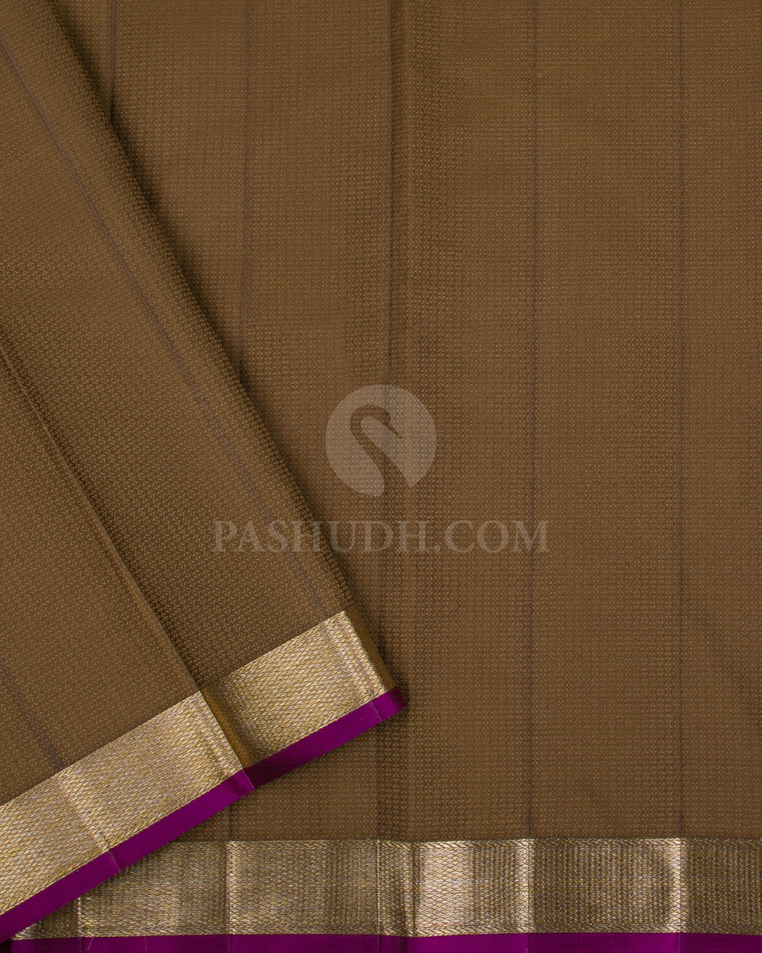 Mehendi Green Kanjivaram Silk Saree - DJ307(B) - View 2