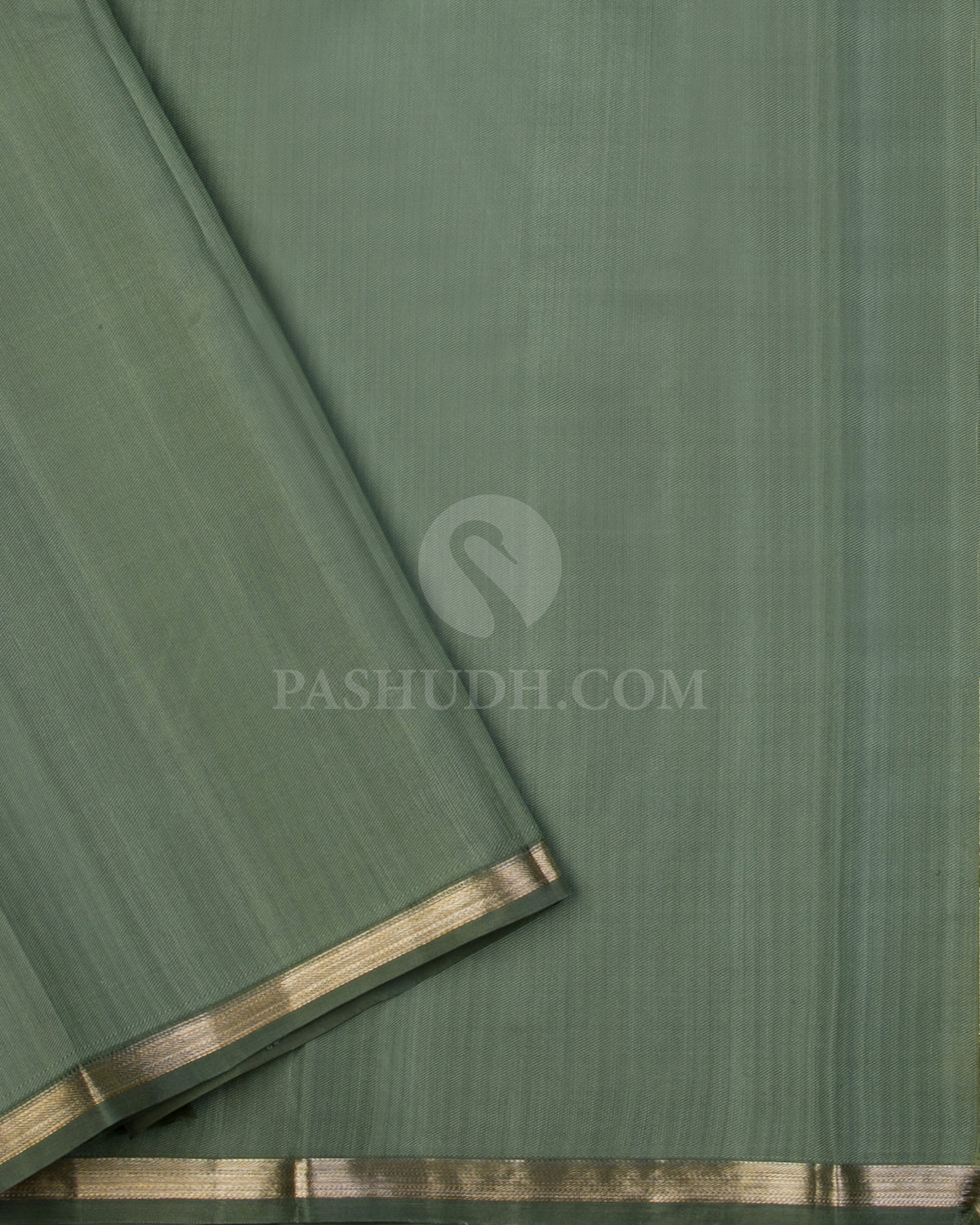 Olive Green kanjivaram Silk Saree - DT248(A) - View 2