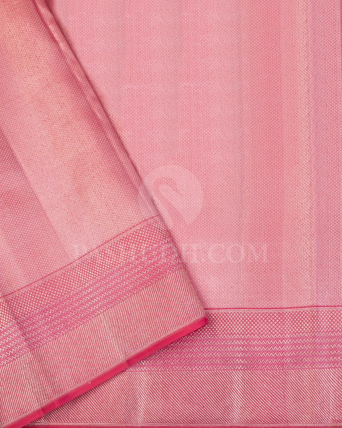Lavender and Peachy Pink Kanjivaram Silk Saree - D537(B) - View 2