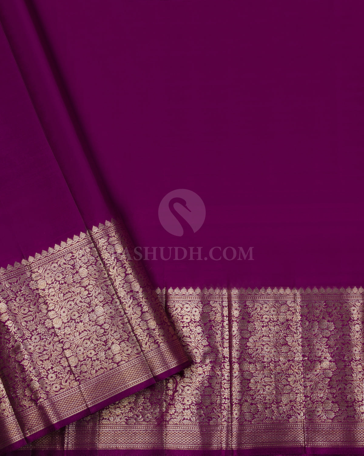 Lavender Kanjivaram Silk Saree - DJ221 - View 3