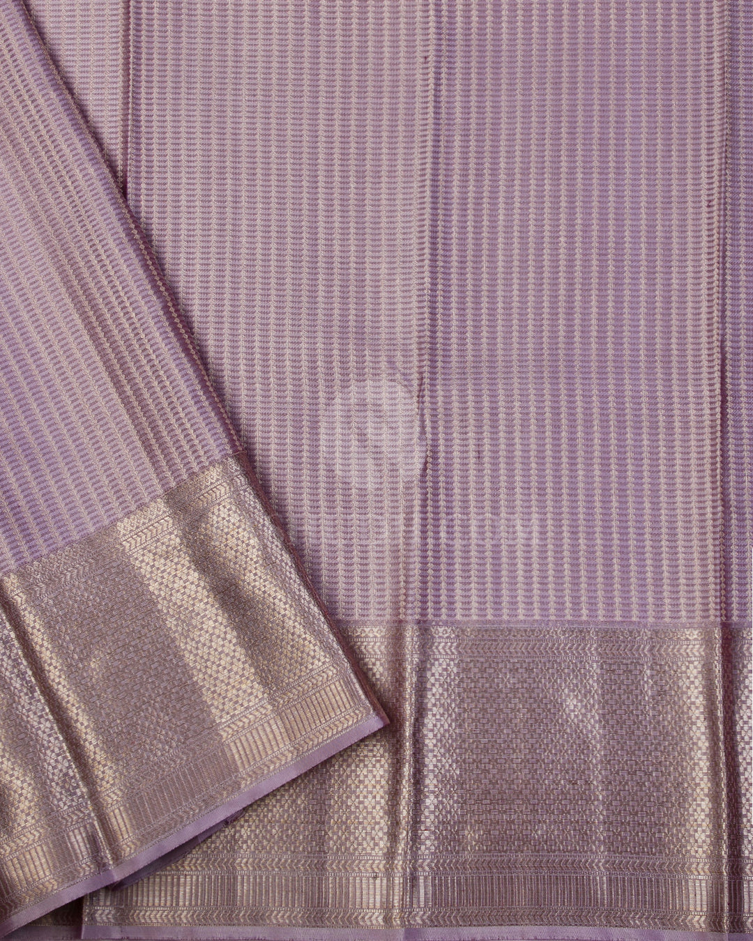 Lavender Kanjivaram Silk Saree - D517(A) - View 2