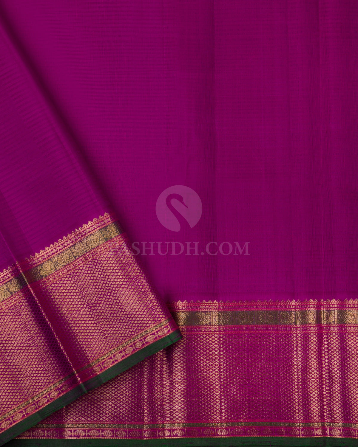 Light Lavender and Violet Pure Zari Kanjivaram Silk Saree - S740 - View 4