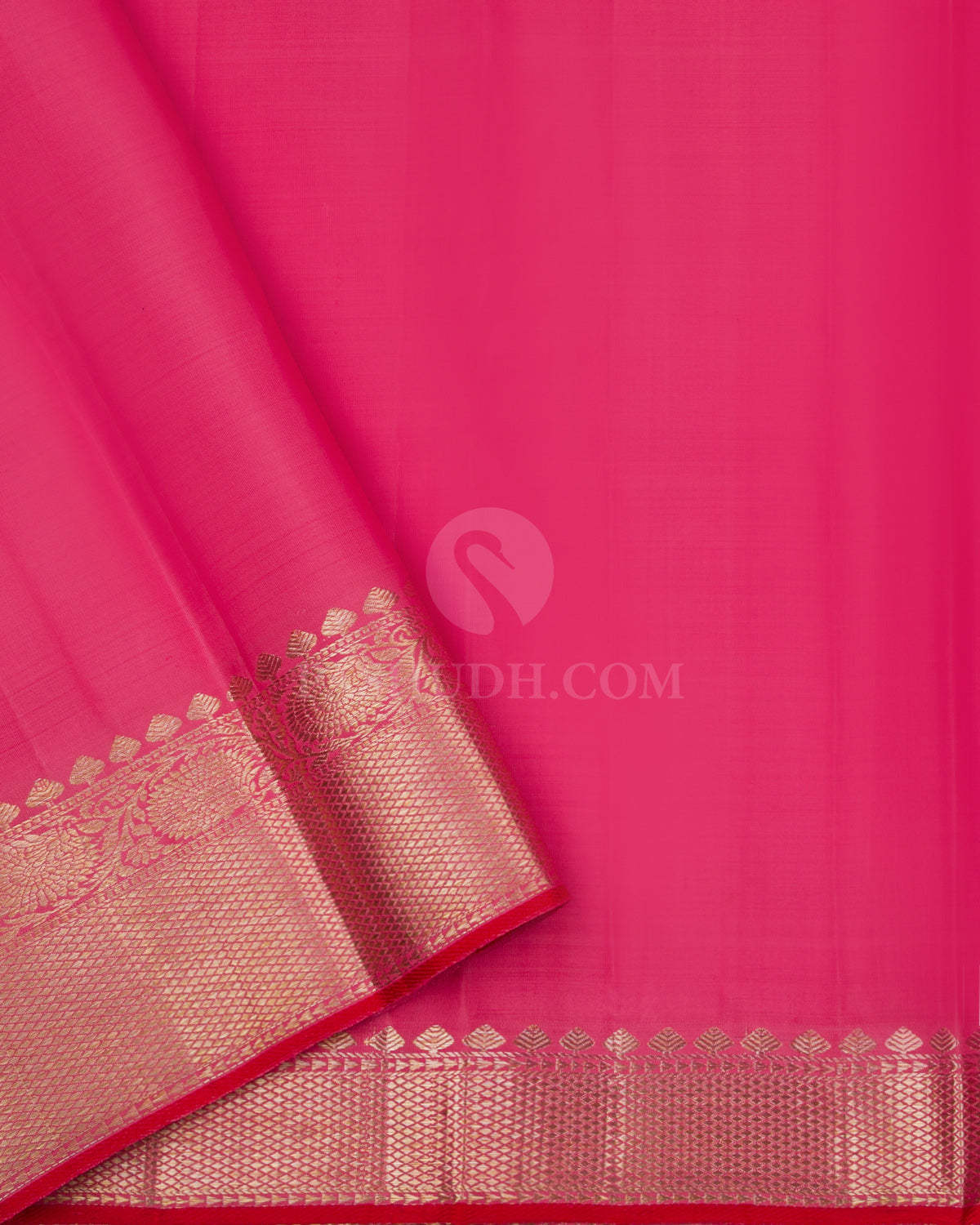 Purple & Pink Zari Kanjivaram Silk Saree - S811 - View 4
