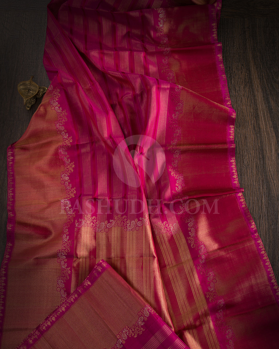 Rani Pink Kanjivaram Silk Saree - S1131(A)