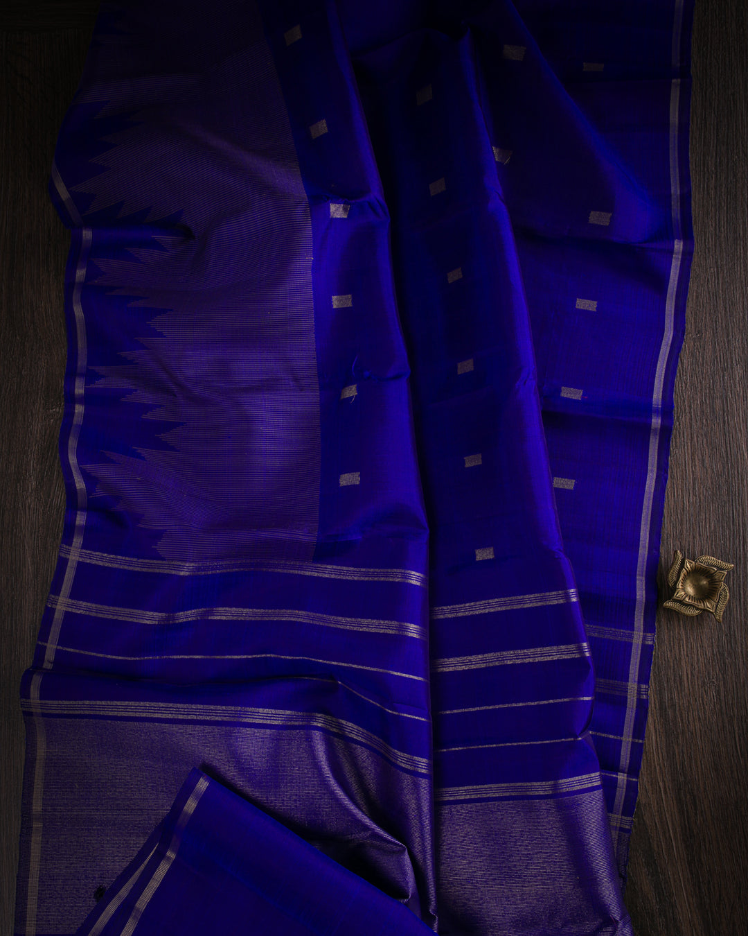Royal Blue Kanjivaram Silk Saree -KF2
