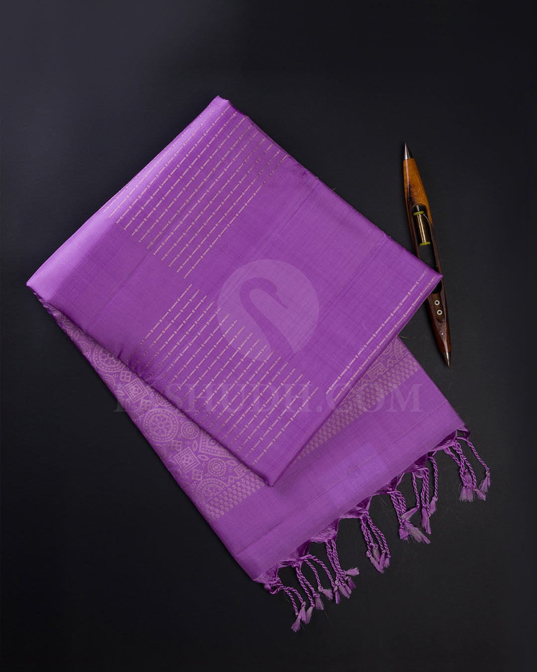 Lavender Soft Silk Saree - C3