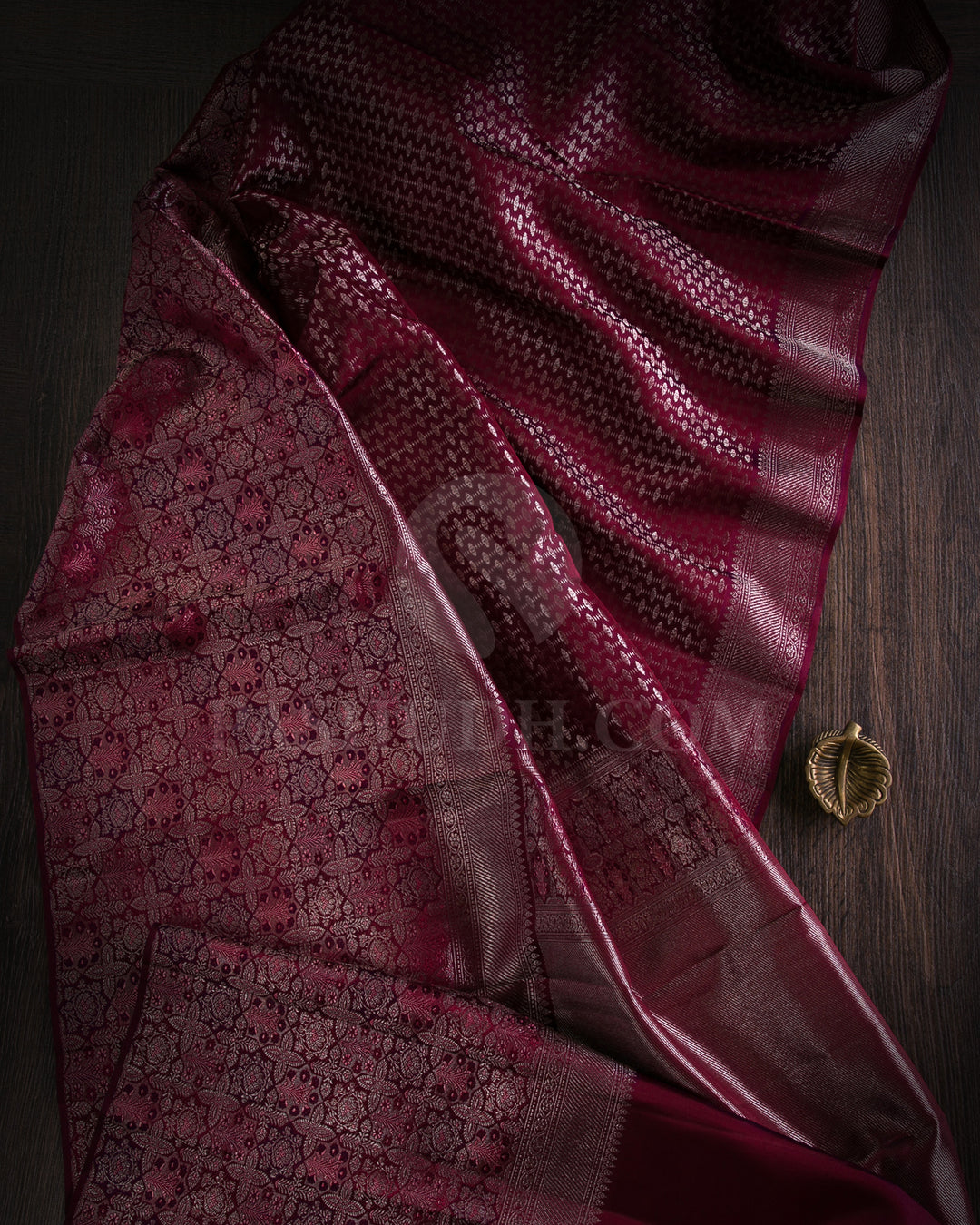 Brown Kanjivaram Silk Saree - S1191(B)