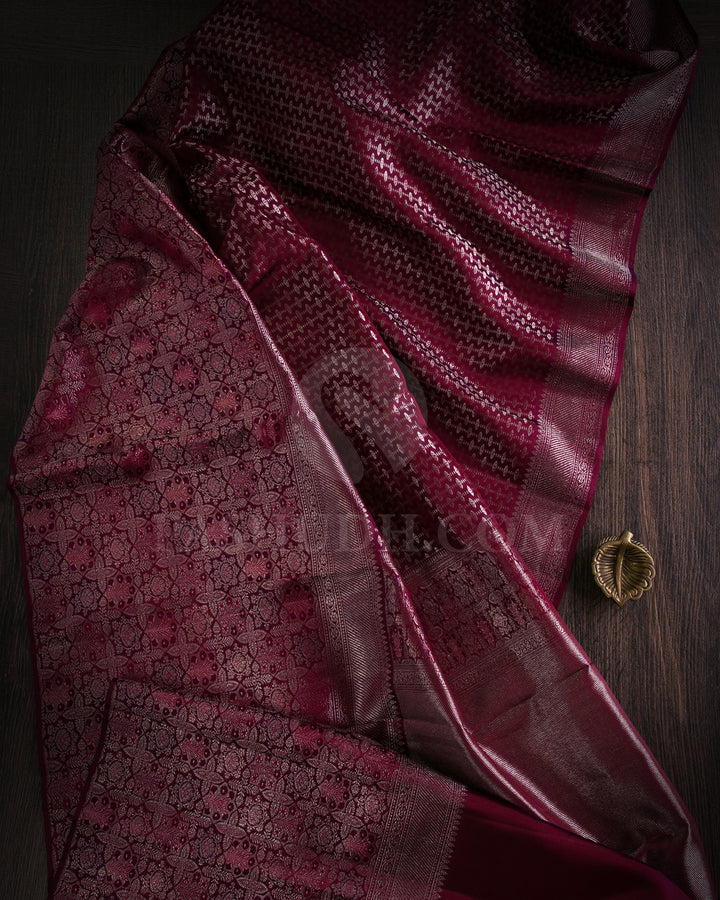 Brown Kanjivaram Silk Saree - S1191(B)