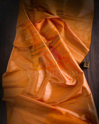 Orange Kanjivaram Silk Saree - S1251(A)