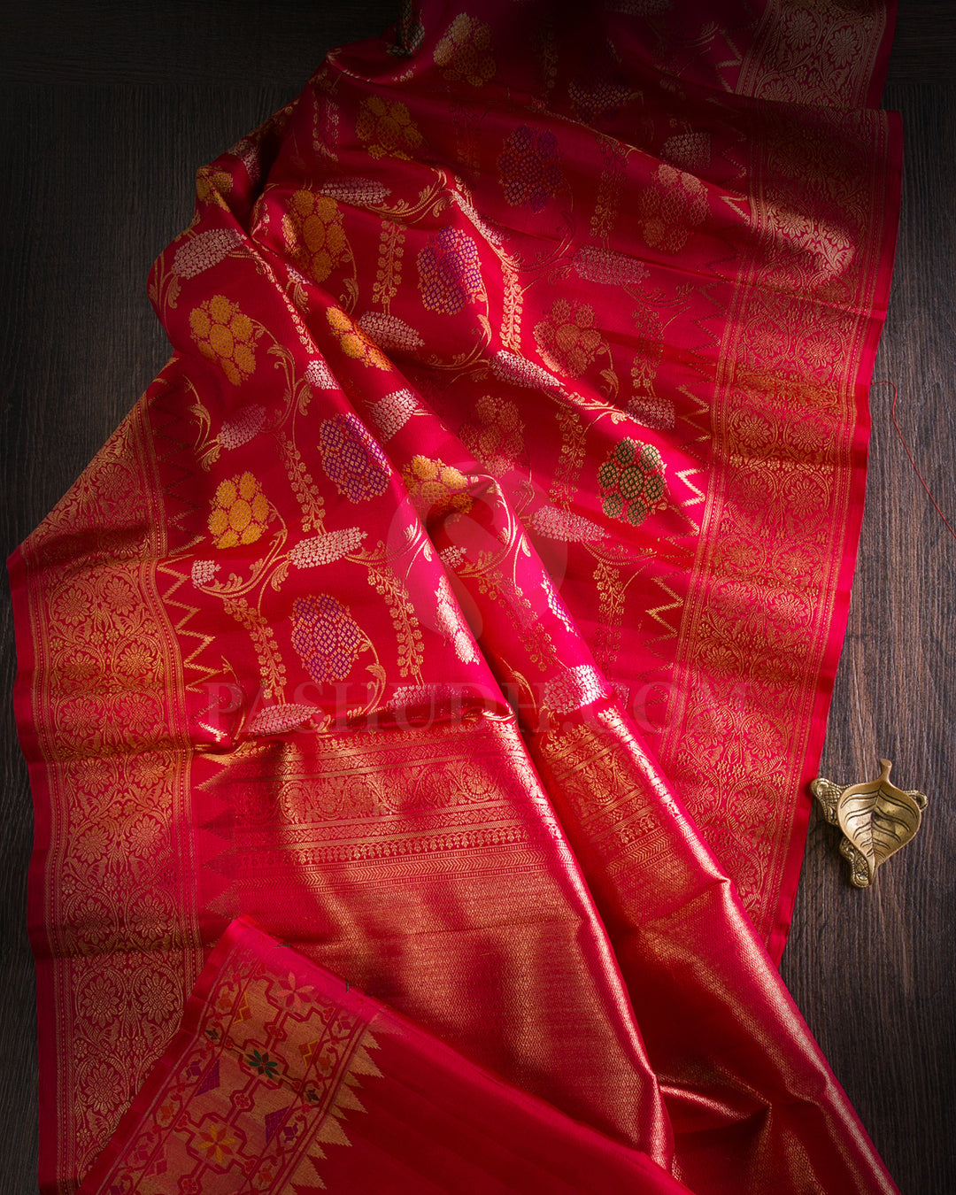 Red Kanjivaram Silk Saree - S1258(A)