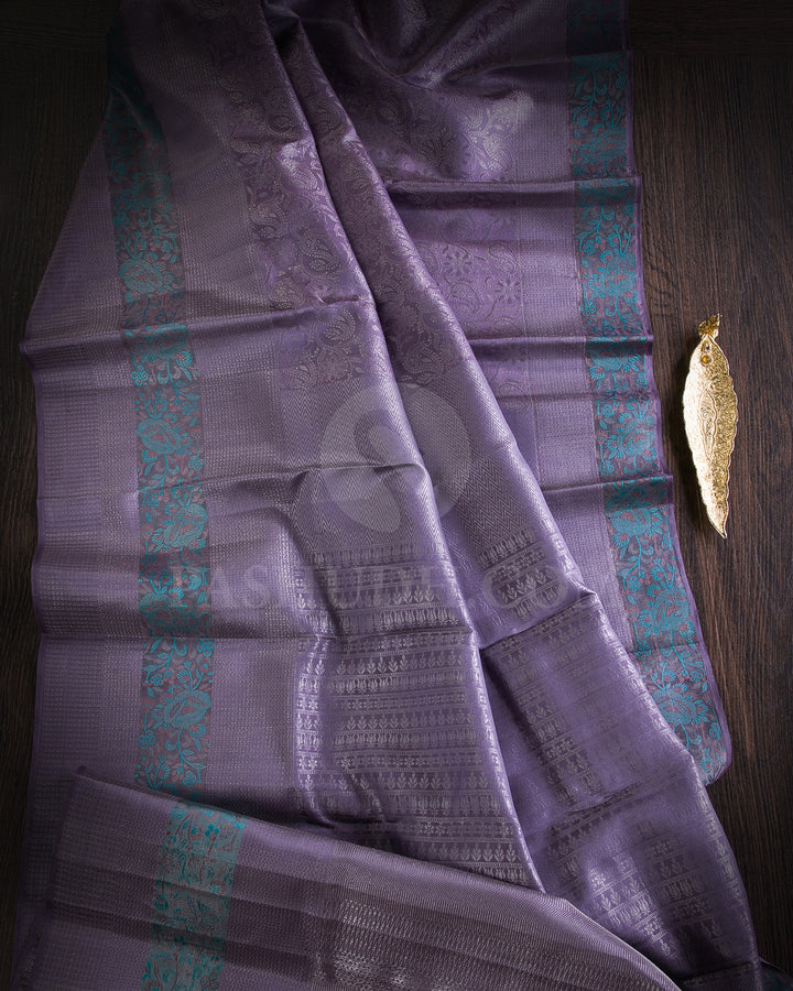 Lavendar Kanjivaram Silk Saree - DT285(A)