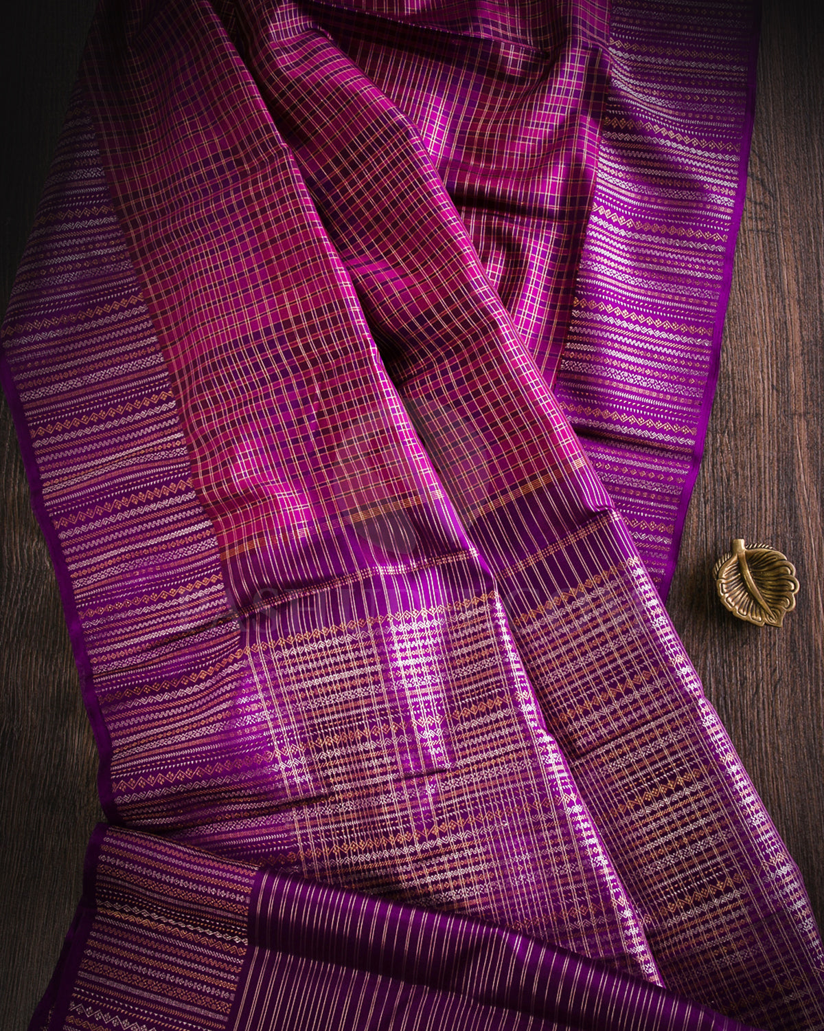 Shades of Purple And Violet Kanjivaram Silk Saree - S1243(A)