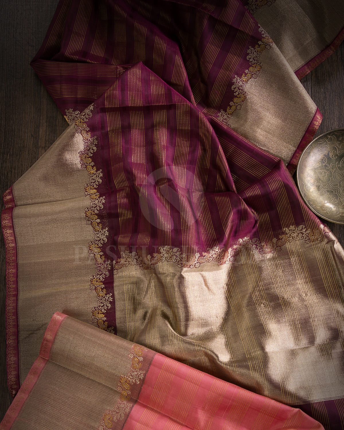 Arakku Kanjivaram Silk Saree - S1131(E)