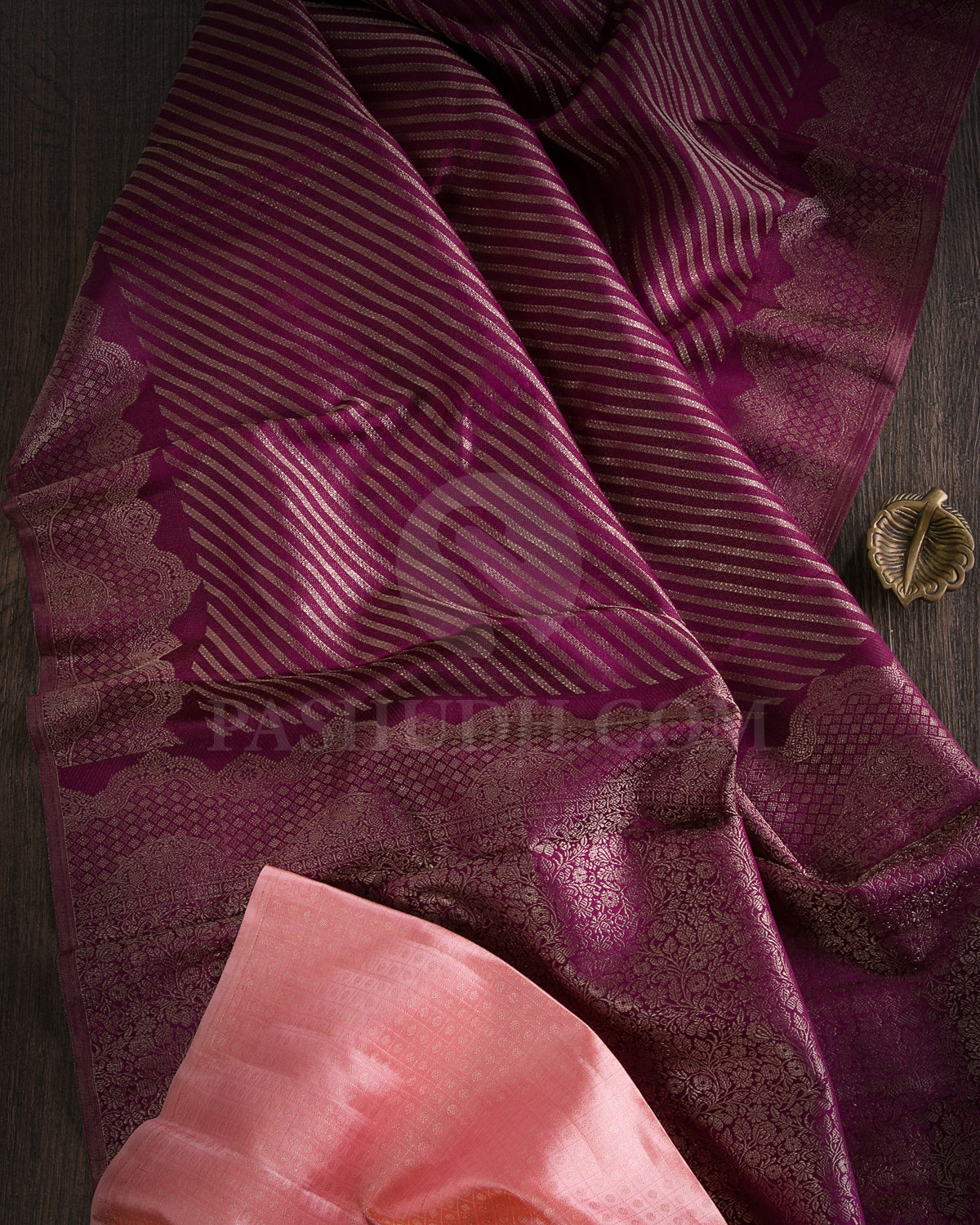 Purple Kanjivaram Silk Saree - D533(C)