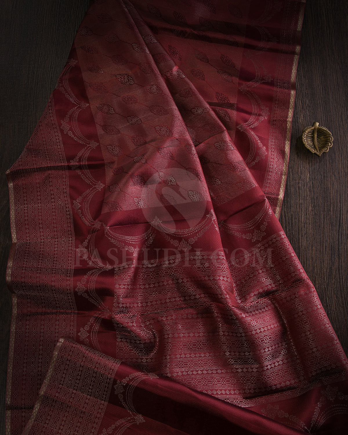 Brown Kanjivaram Silk Saree - DJ289(E)