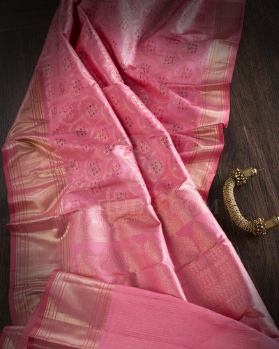 Baby Pink Kanjivaram Silk Saree - S1052(C)