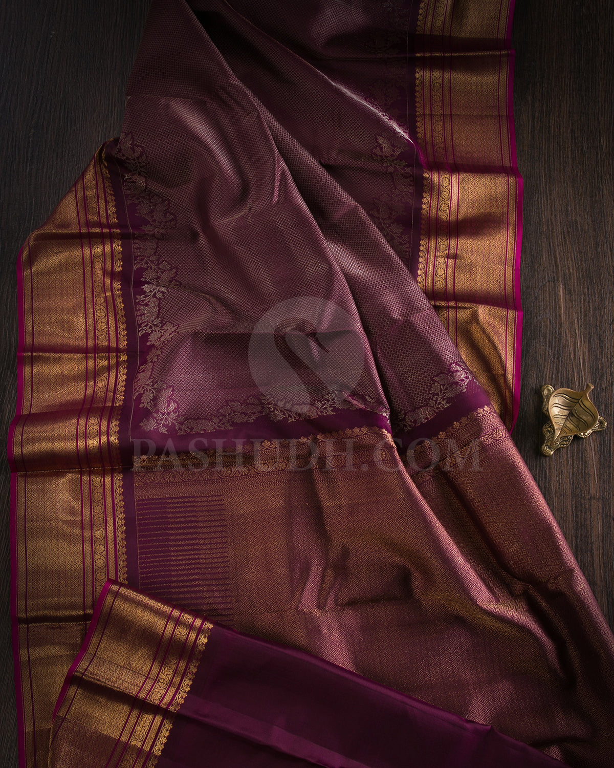 Maroon Kanjivaram Silk Saree - DJ333(A)