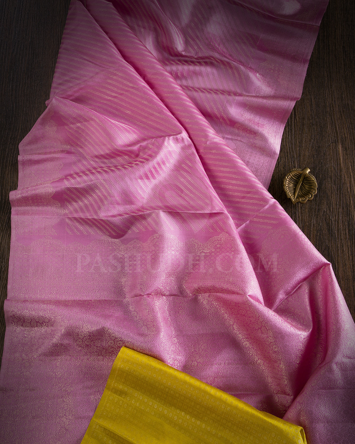 Baby Pink Kanjivaram Silk Saree - D533(D)