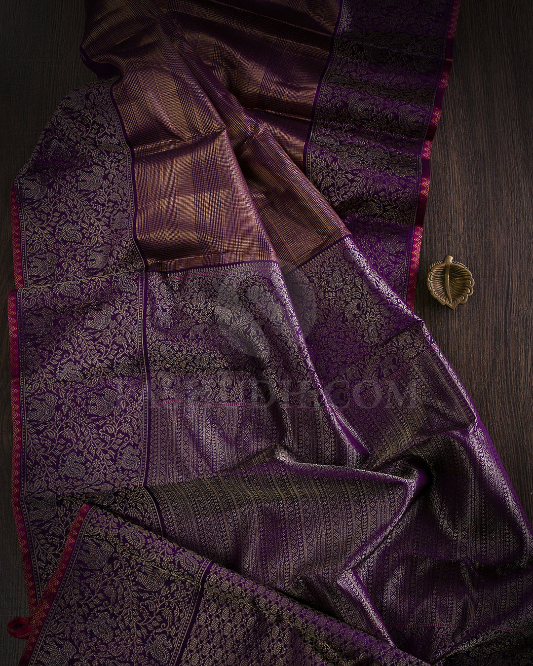 Royal Blue Kanjivaram Silk Saree - S1327(A)