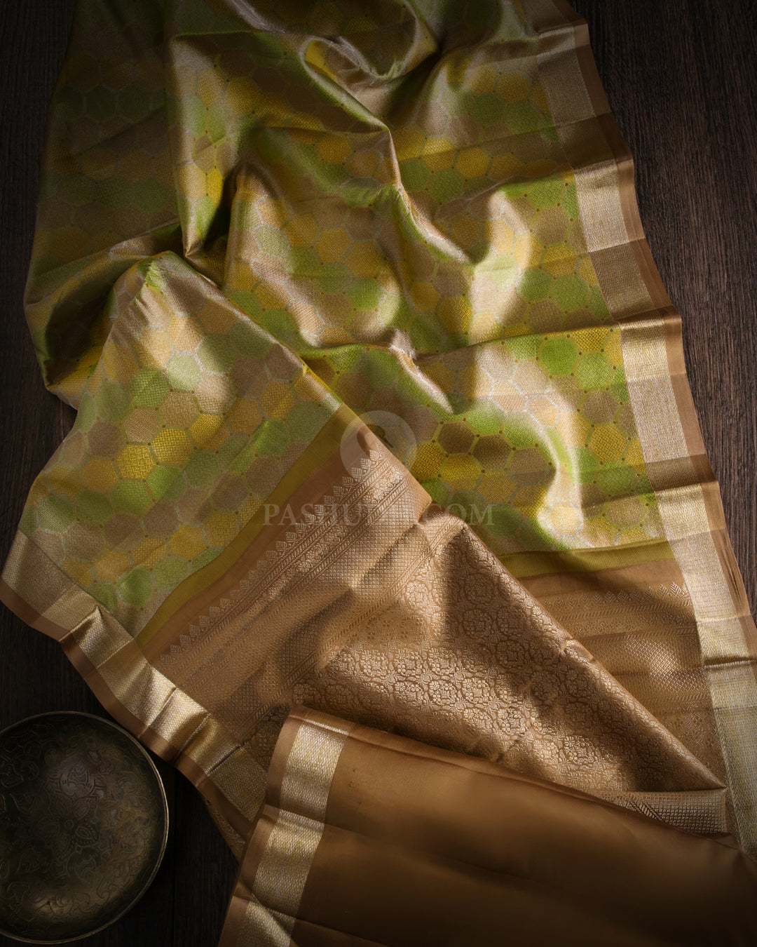 Multicolor Kanjivaram Silk Saree - DJ230