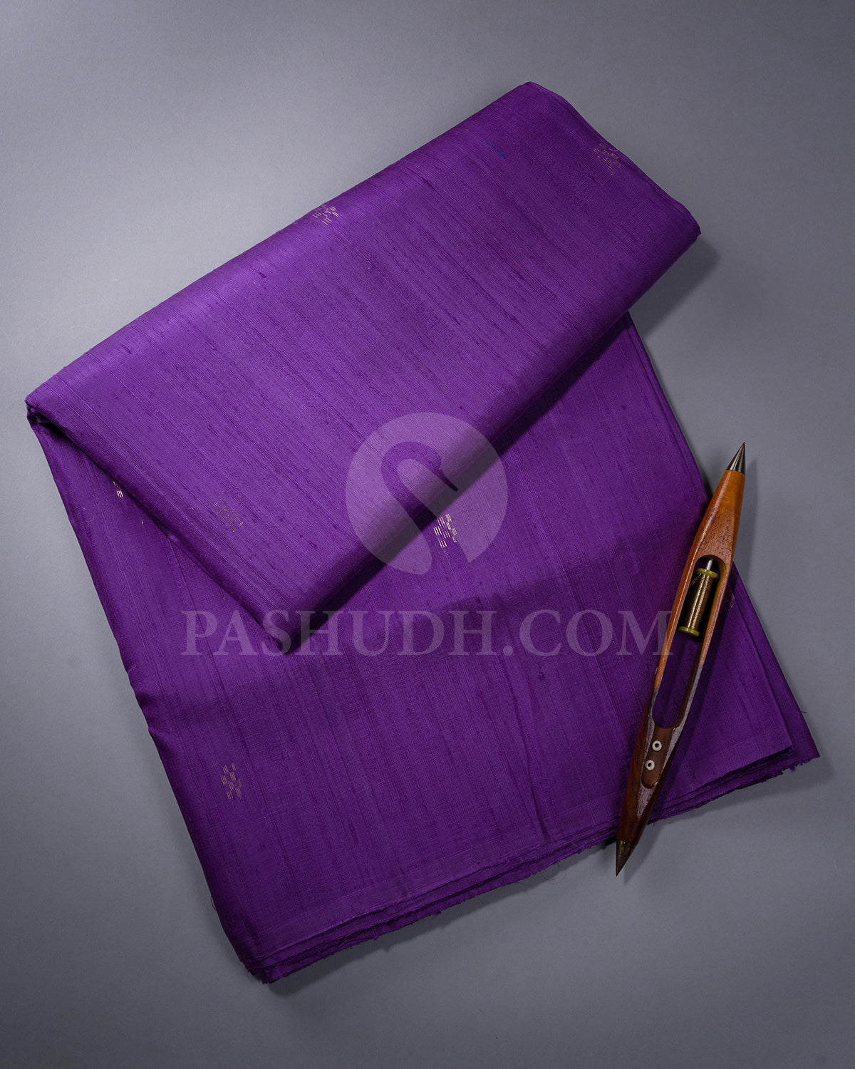 Dark Lavender and Purple Dupion Soft Silk Saree - AC95