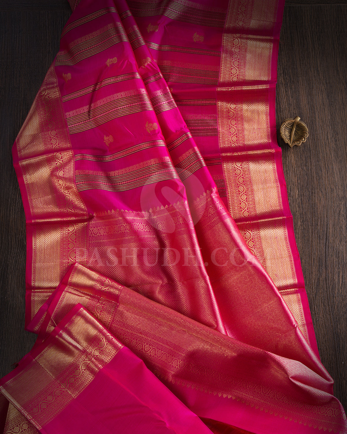 Rani Pink Kanjivaram Silk saree - S1364(B)