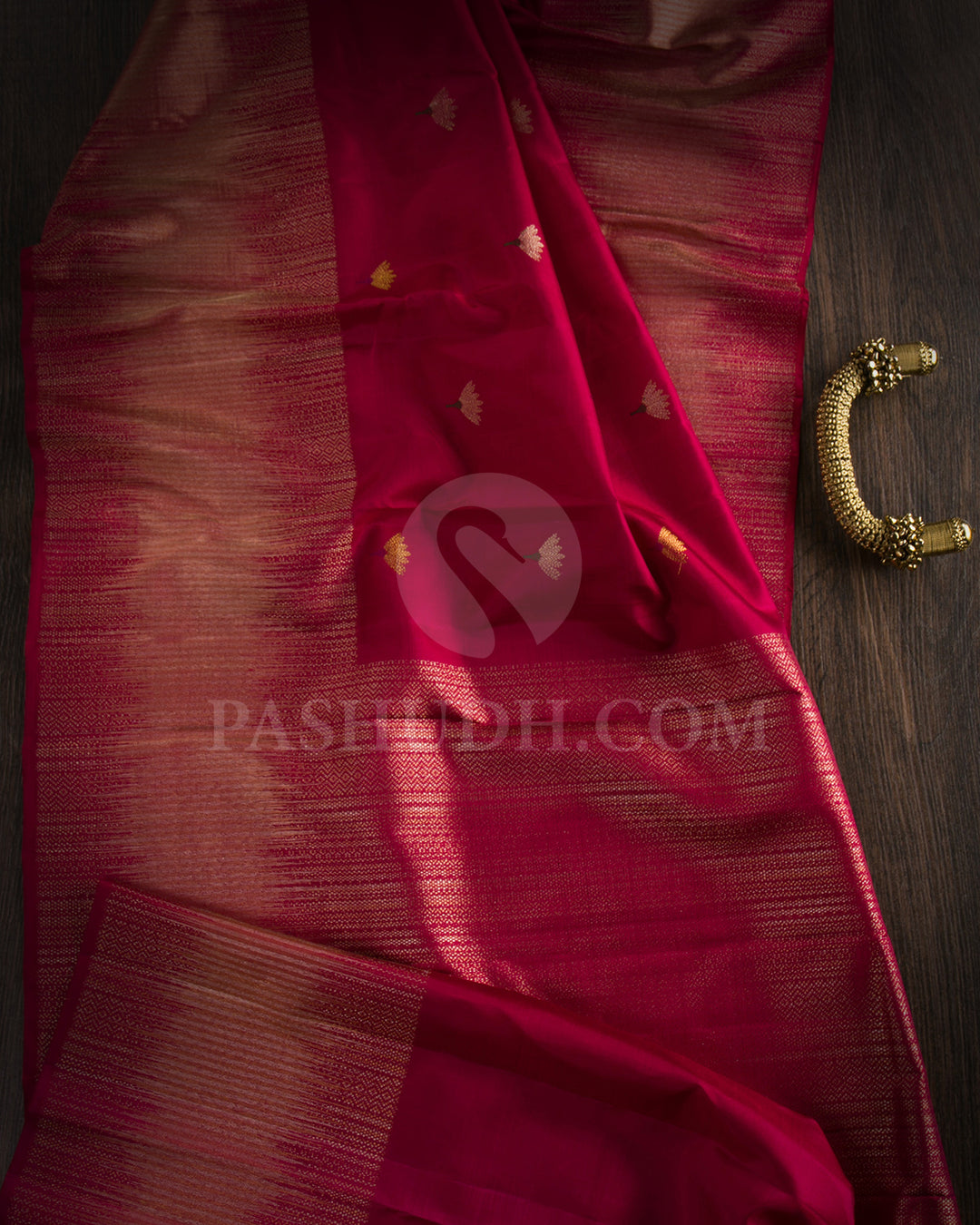 Maroon Kanjivaram Silk Saree - S1357(A)