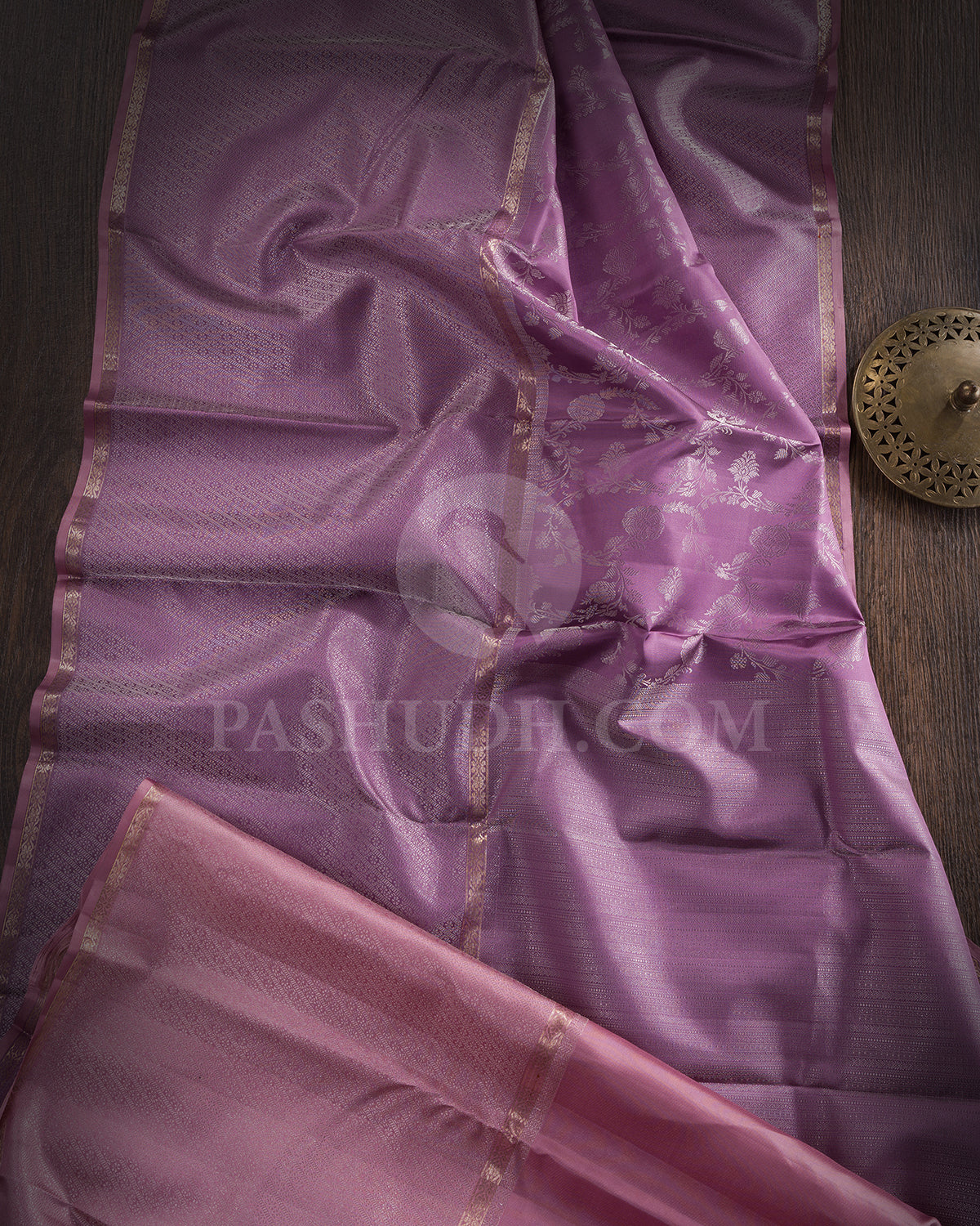 Lavender Kanjivaram Silk Saree - DT295(B)