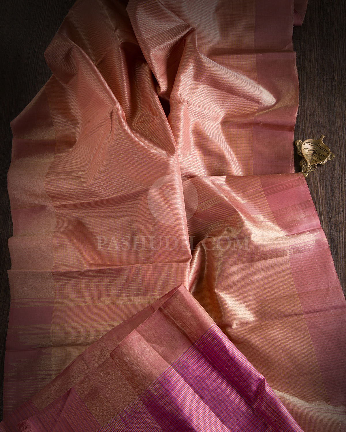 Onion Pink Kanjivaram Silk Saree - S997 - View 1