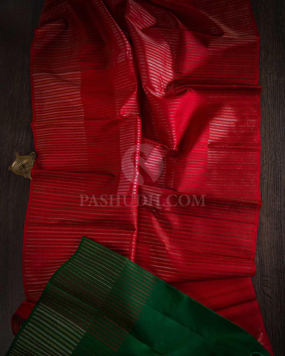 Red Kanjivaram Silk Saree - S1109(B)