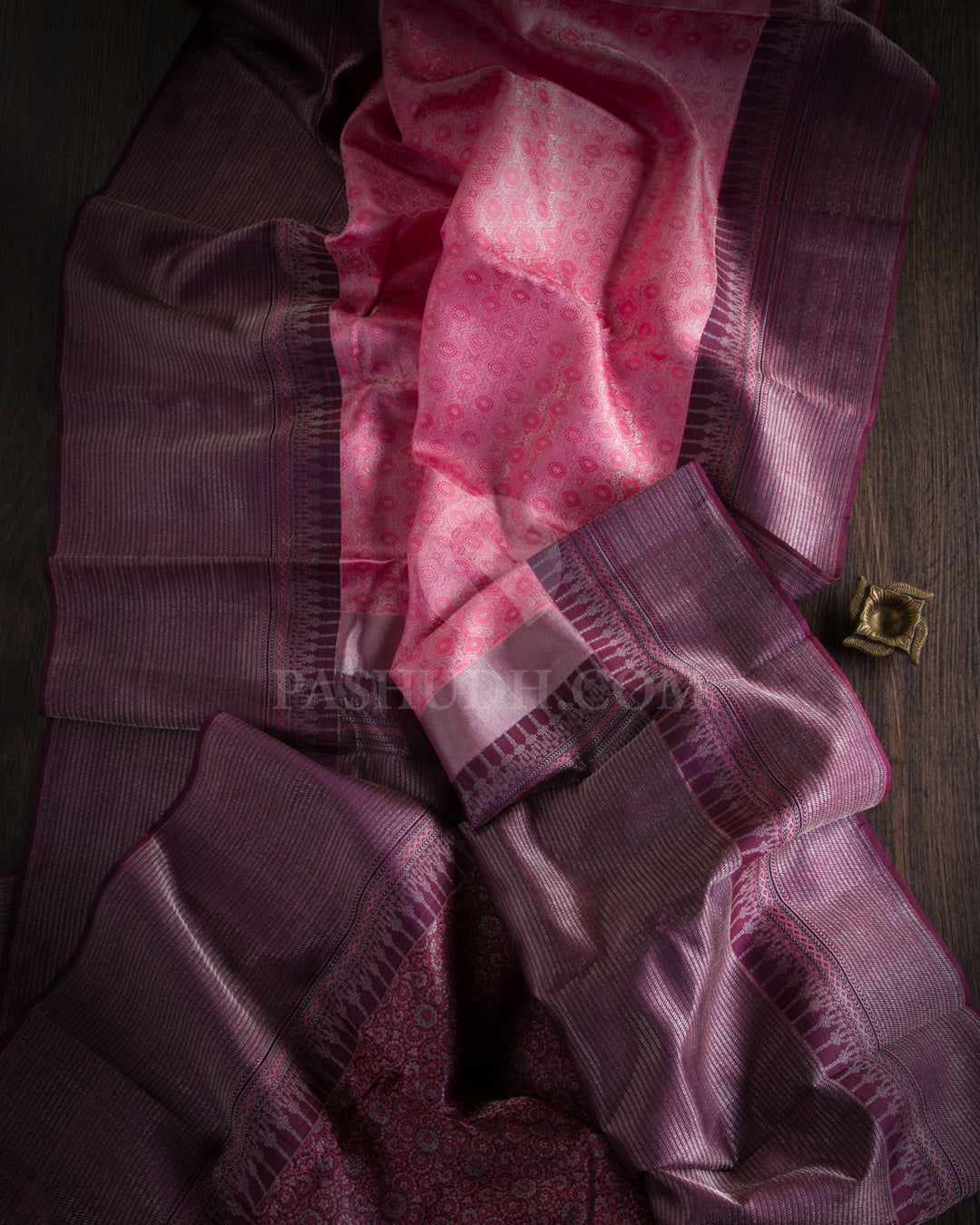 Light Pink Kanjivaram Silk Saree - DT240(A)