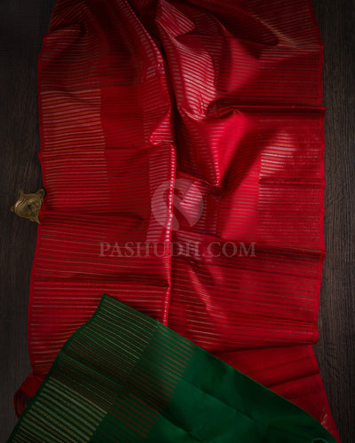 Red Kanjivaram Silk Saree - S1109(B)