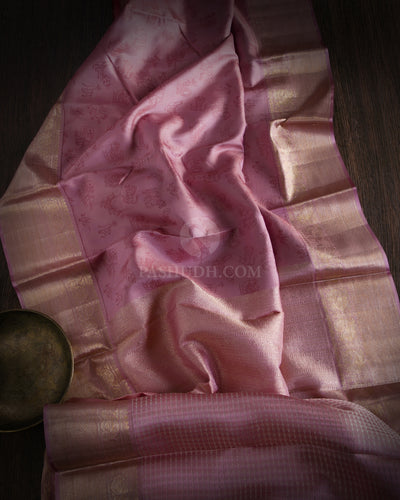 Baby Rose Kanjivaram Silk Saree - D454 - View 1