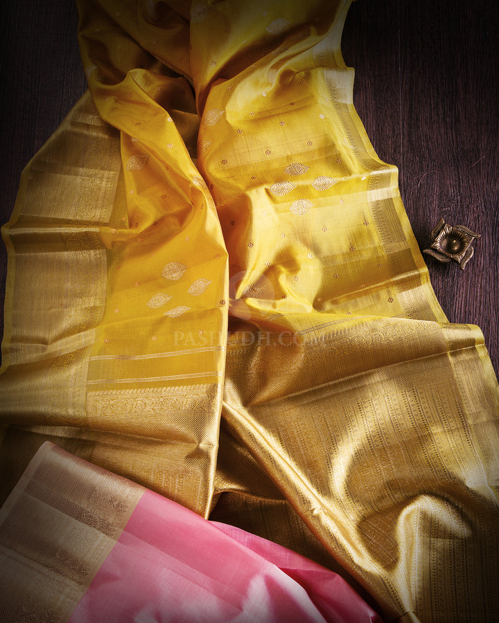 Mehendi Green Kanjivaram Silk Saree - S865 - View 2