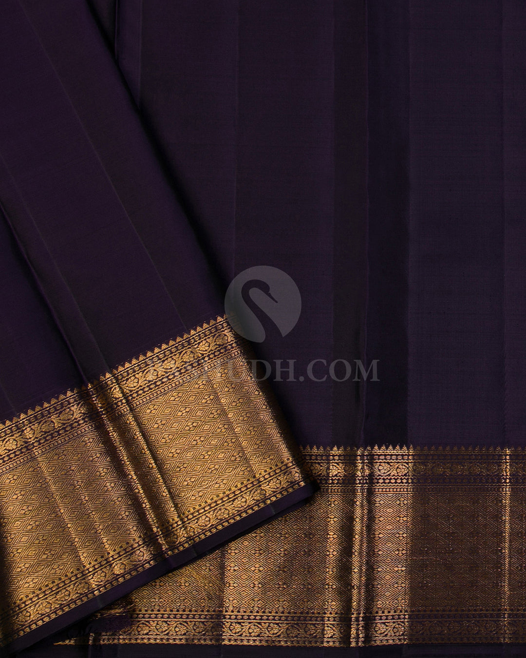 Forest Green Kanjivaram Silk Saree - DJ272(A) - View 3